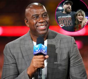 Magic Johnson Praises ‘Power Couple’ Taylor Swift and Travis Kelce