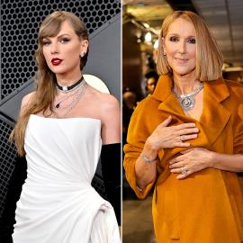 Taylor Swift and Celine Dion Hug After Awkward On Stage Grammys Moment