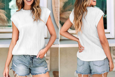Kick Up Your Favorite Workwear a Notch With This Textured Blouse