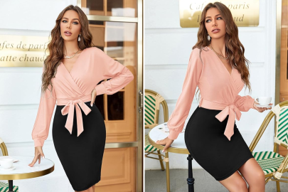 This Must-Have Pencil Skirt Dress Is Serving Old Hollywood