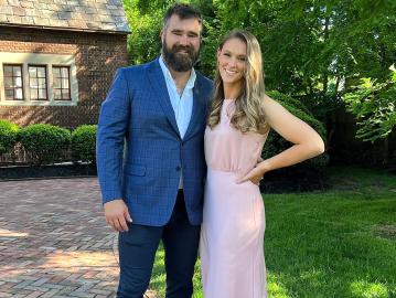 Kylie Kelce Trolls Jason's Dance Moves — and Lack of Valentine's Day Plans