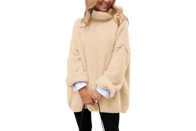 This Chunky Oversized Sweater Feels Like the Inside of an Ugg Boot