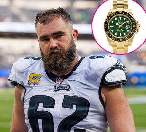 Jason Kelce’s Rolex at Retirement Announcement Was a Sweet Ode to the Eagles