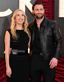 Aaron Taylor-Johnson Holds Hands With Wife Sam After Movie Premiere