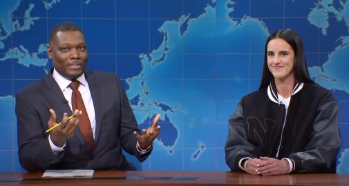 Caitlin Clark Roasts SNL's Michael Che for His Jokes About Women’s Sports
