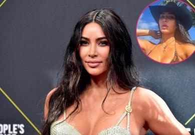 Kim Kardashian Channels Her Inner Cowgirl on Vacation: 'This Ain't Texas'