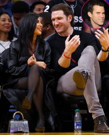 Kim Kardashian Reunites With Ex Kris Humphries' Friend Pete at NBA Game