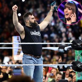 Yes, Jason Kelce Was Called Taylor Swift's Brother-in-Law at Wrestlemania