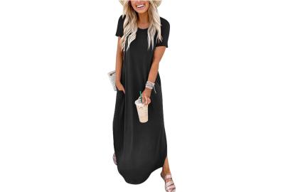 This 'Comfortable' T-shirt Maxi Dress Is 43% Off at Amazon 