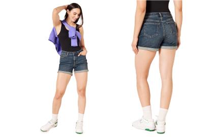 These $28 Amazon Essentials Denim Shorts Are My New Summer Favorites