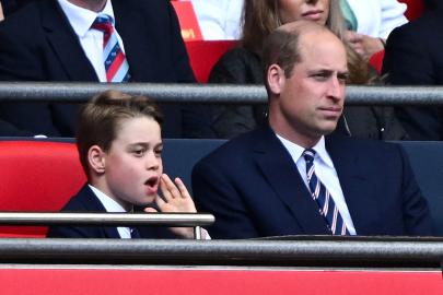 Prince William Brings Son Prince George to England's Final FA Cup Match