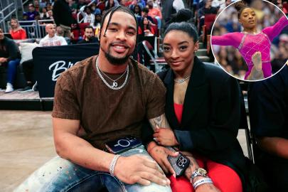 Simone Biles' Husband Jonathan Owens Had the Best Reaction to Her Vault