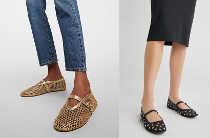Celebs Can’t Get Enough of Mesh Ballet Flats — Get in on the Trend
