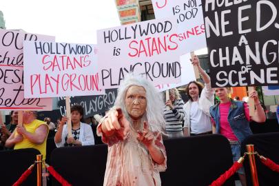 Protesters From 'MaXXXine' Crash the Film's L.A. Premiere Red Carpet