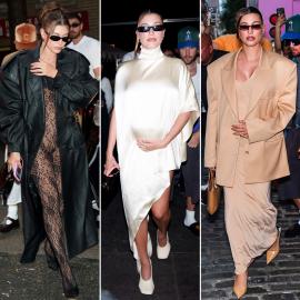 Pregnant Hailey Bieber Shows Off Baby Bump in 3 Back-to-Back Looks
