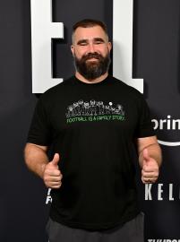 Jason Kelce Is a Whole Mood With Beer and Friendship Bracelets at Eras Tour