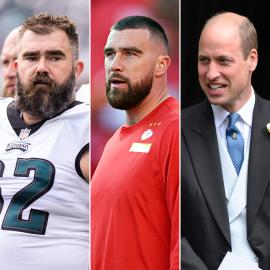 Jason Kelce Said 'F--k Kings' Days Before Travis Kelce Met Prince William