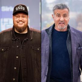 Jelly Roll Hangs Out With Sylvester Stallone on 'Tulsa King' Set
