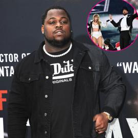 Khalen Saunders Reacts to Travis Kelce on Stage With Taylor Swift, Bro Kam