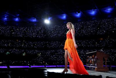 Taylor Swift Addresses 'S--' Talkers Before Singing Kim Kardashian Song