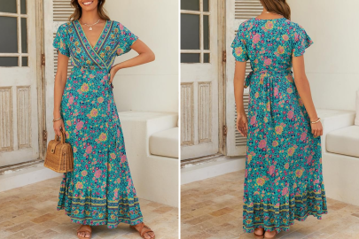 This Gorgeous Floral Wrap Dress Will Turn Heads All Summer Long