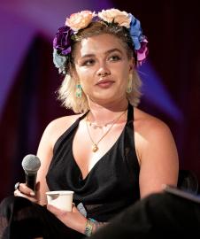 Florence Pugh Pays Tribute to ‘Midsommar’ Era in a Colorful Flower Crown