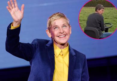 Ellen DeGeneres Show Off Gray Color After U.K. Move