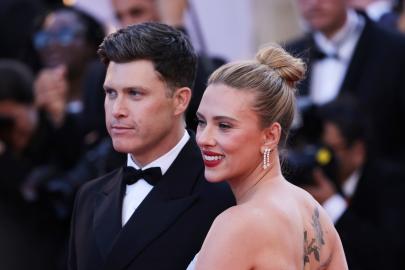 Scarlett Johansson and Colin Jost Pack on the PDA at Cannes Film Festival