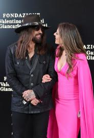 Billy Ray Cyrus and Elizabeth Hurley Turn Red Carpet Debut Into Family Affair