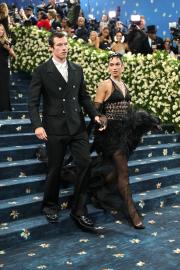 Dua Lipa and Callum Turner Make Red Carpet Debut at Met Gala