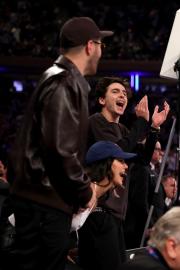 Timothee Chalamet and Kylie Jenner Cheer on the Knicks at Playoff Game