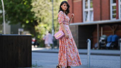 17 Dresses That Soften Broad Shoulders and Flatter Your Frame