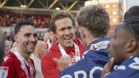 Ryan Reynolds Was ‘Adult Diaper Nervous’ Ahead of Wrexham’s Promotion