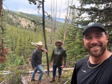See Taylor Swift's Brother Austin Bonding With Travis and Jason Kelce