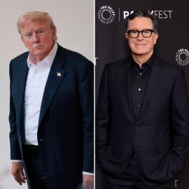Trump Says He's Not Responsible for Colbert 'Late Show' Cancellation