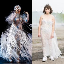 Bjork’s Daughter Isadora Makes Her Runway Debut in a Sheer Dress