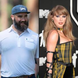 Jason Kelce Reacts to Millions Tuning Into 'New Heights' for Taylor Swift