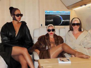 Kim Kardashian Models Jaw-Dropping Sheer Outfit With Skims Face Wrap