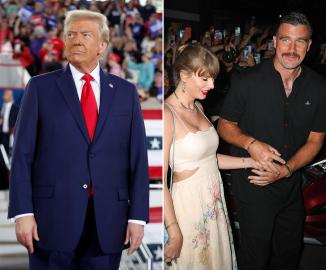 Trump Changes Tune on Taylor Swift When Asked About Travis Kelce Engagement