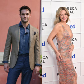 Love Hypothesis’ Tom Bateman Carries Costar Lili Reinhart With 1 Hand