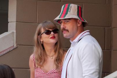 Travis Kelce Supports Taylor Swift by Wearing Her Merch in 'The Kingdom'