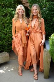Christie Brinkley, 71, and Look-Alike Daughter Sailor, 27, Twin in Orange Outfits