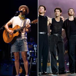 Jason Mraz Joins Jonas Brothers on Stage for 'I'm Yours' in San Diego