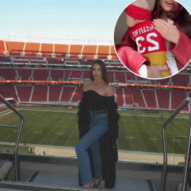 Olivia Culpo Dresses 2-Month-Old in Mini 49ers Uniform for 1st Game Day