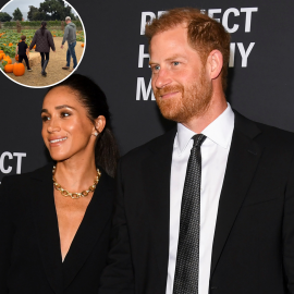 Prince Harry and Meghan Markle Share Rare Pics of Kids at Pumpkin Patch