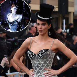 Kendall Jenner Rocks Nicole Kidman's 'Moulin Rouge!' Dress on Vogue Runway