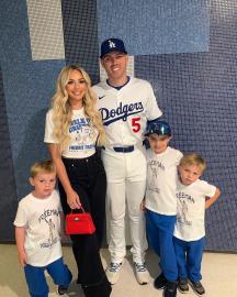 Freddie Freeman's Wife Chelsea Ready to Get ‘Back to USA' After World Series