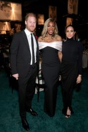 Prince Harry and Meghan Markle Support Serena Williams at Baby2Baby Event